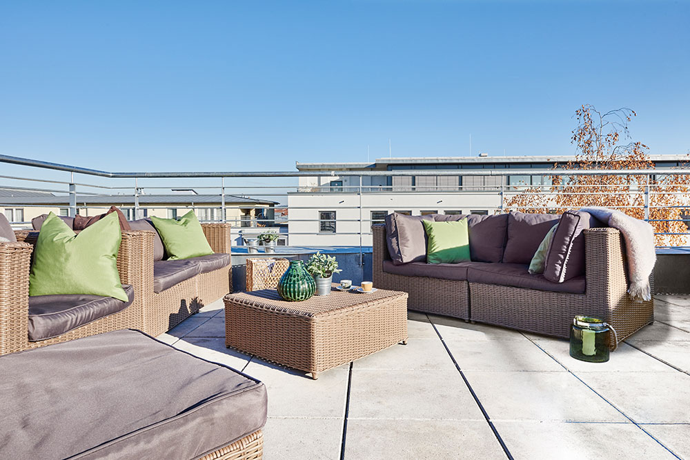 student rooms with community terrace in Heilbronn student rooms with community terrace in Heilbronn